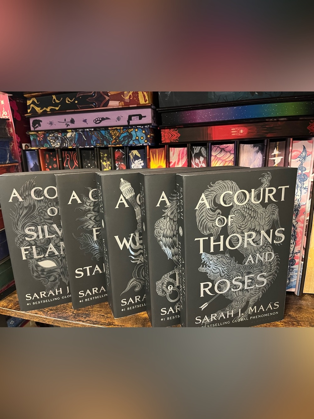 A Court of Thorns and Roses B&N Exclusive Edition Complete Set Sara J Maas New